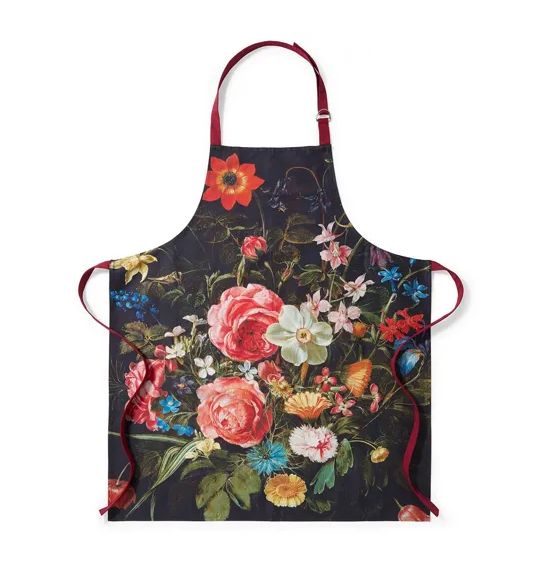 Delantal con ramo de flores de Peeters