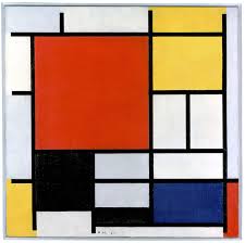 composicion, mondrian