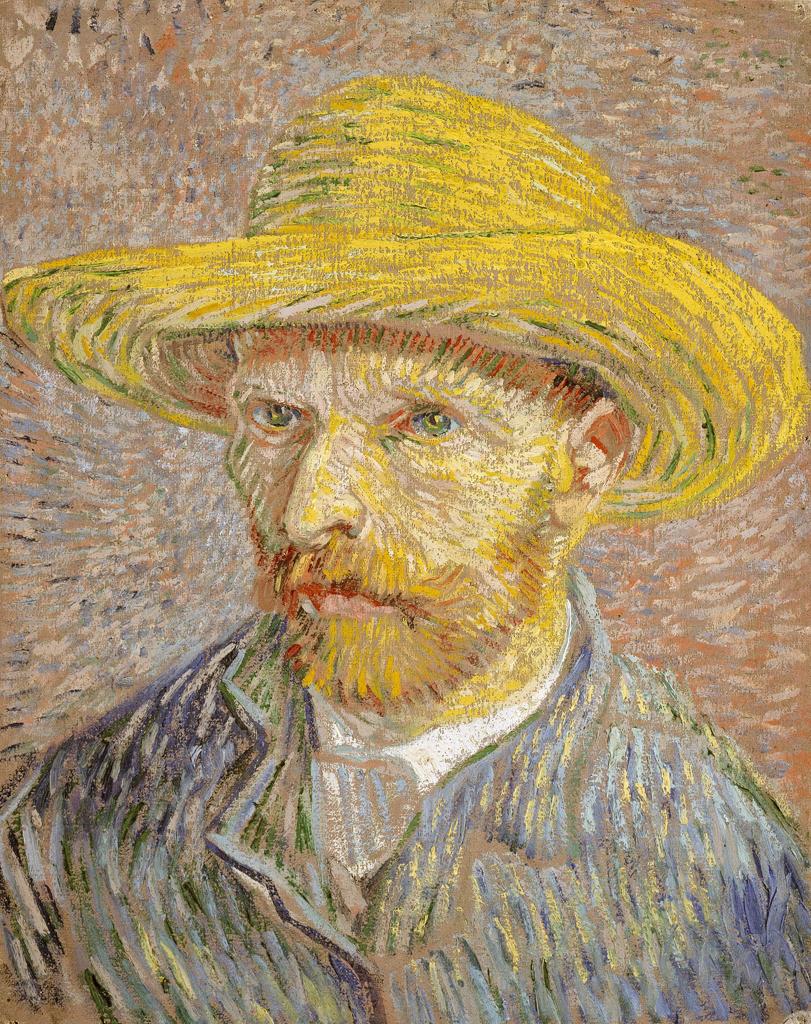 sombrero de paja, van gogh